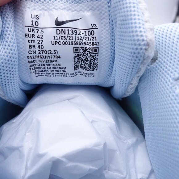 NEW Nike Zoom Air Fire Sneakers DN1392-100 Summit White - Picture 15 of 15